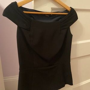 UNUSED Elle Tahari black dress shirt